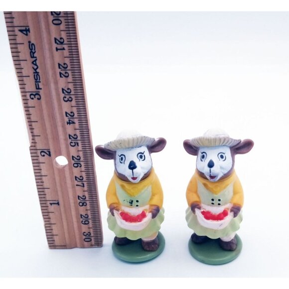 Richard Scarry Puzzletown Mrs Goat Playskool Busytown Figures Vintage 1976 2.25 - Picture 2 of 15